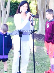 Melissa Workman and sons, Trent, Ty and Webb, were part of the National Day of Prayer event last week in Steiner. 